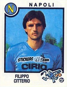 Sticker Filippo Citterio - Calciatori 1982-1983 - Panini