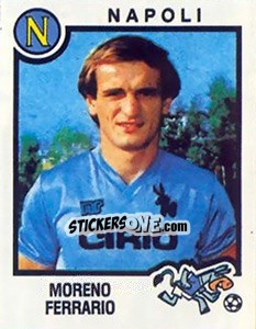 Figurina Moreno Ferrario - Calciatori 1982-1983 n. 177 - Panini