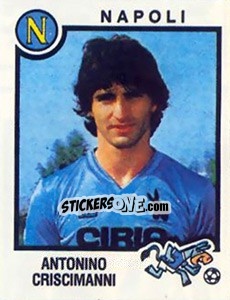 Sticker Antonino Criscimanni - Calciatori 1982-1983 - Panini