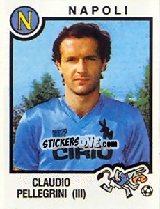 Figurina Claudio Pellegrini - Calciatori 1982-1983 - Panini