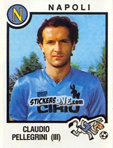Sticker Claudio Pellegrini - Calciatori 1982-1983 n. 185 - Panini
