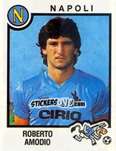 Figurina Roberto Amodio - Calciatori 1982-1983 - Panini