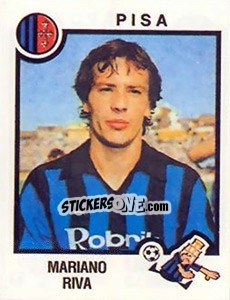 Sticker Mariano Riva - Calciatori 1982-1983 n. 195 - Panini