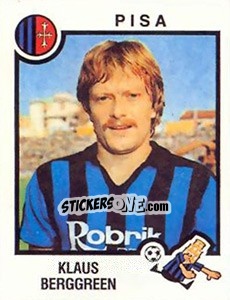 Cromo Klaus Berggreen - Calciatori 1982-1983 - Panini