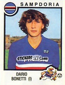 Sticker Dario Bonetti - Calciatori 1982-1983 - Panini