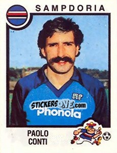 Cromo Paolo Conti - Calciatori 1982-1983 - Panini