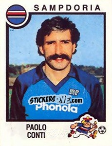 Sticker Paolo Conti - Calciatori 1982-1983 n. 243 - Panini