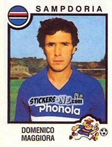Sticker Domenico Maggiora - Calciatori 1982-1983 - Panini