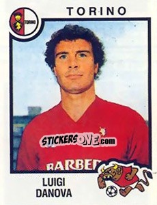 Sticker Luigi Danova - Calciatori 1982-1983 - Panini