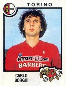 Sticker Carlo Berghi - Calciatori 1982-1983 - Panini