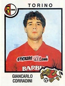 Sticker Giancarlo Corradini - Calciatori 1982-1983 n. 263 - Panini