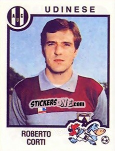 Sticker Roberto Corti - Calciatori 1982-1983 - Panini