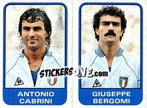 Figurina Antonio Cabrini / Giuseppe Bergomi - Calciatori 1982-1983 - Panini