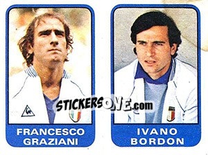 Sticker Francesco Graziani / Ivano Bordon - Calciatori 1982-1983 n. 315 - Panini