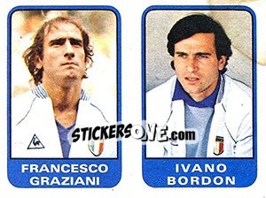 Figurina Francesco Graziani / Ivano Bordon - Calciatori 1982-1983 - Panini