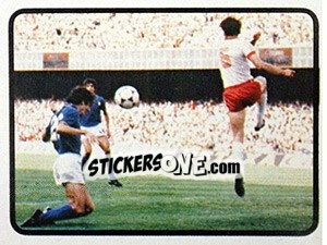 Sticker Italia - Polonia 2-0 - Calciatori 1982-1983 - Panini