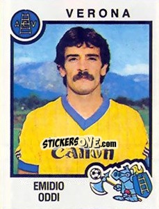 Sticker Emidio Oddi - Calciatori 1982-1983 n. 335 - Panini