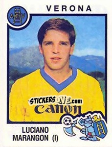 Sticker Luciano Marangon - Calciatori 1982-1983 n. 336 - Panini