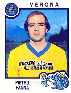 Sticker Pietro Fanna - Calciatori 1982-1983 n. 343 - Panini