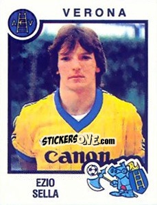 Sticker Ezio Sella - Calciatori 1982-1983 n. 350 - Panini
