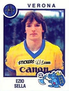 Figurina Ezio Sella - Calciatori 1982-1983 - Panini