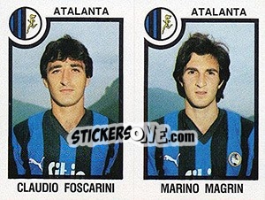 Sticker Claudio Foscarini / Marino Magrin - Calciatori 1982-1983 n. 364 - Panini