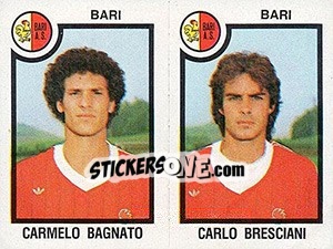 Figurina Carmelo Bagnato / Carlo Bresciani - Calciatori 1982-1983 - Panini