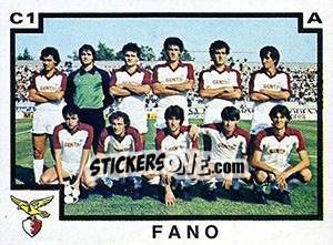 Sticker Squadra Fano - Calciatori 1982-1983 - Panini