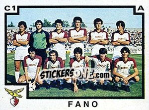 Sticker Squadra Fano - Calciatori 1982-1983 n. 379 - Panini