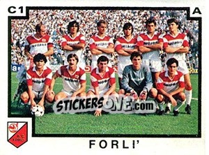 Figurina Squadra Forli' - Calciatori 1982-1983 - Panini