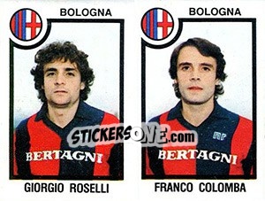 Cromo Giorgio Roselli / Franco Colomba - Calciatori 1982-1983 - Panini