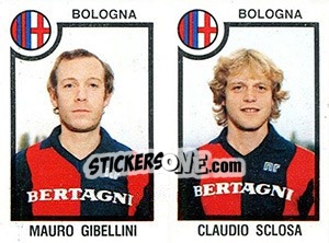 Sticker Mauro Gibellini / Claudio Sclosa - Calciatori 1982-1983 n. 388 - Panini