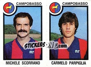 Figurina Michele Scorrano / Carmelo Parpiglia - Calciatori 1982-1983 - Panini