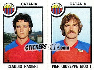 Sticker Claudio Ranieri / Pier Giuseppe Mosti - Calciatori 1982-1983 n. 406 - Panini