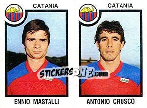 Sticker Ennio Mastalli / Antonio Crusco - Calciatori 1982-1983 n. 408 - Panini