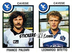 Sticker Franco Paleari / Leonardo Bitetto - Calciatori 1982-1983 - Panini