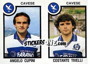 Sticker Angelo Cupini / Costante Tivelli - Calciatori 1982-1983 n. 420 - Panini
