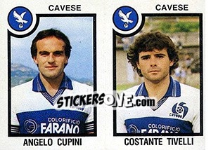 Figurina Angelo Cupini / Costante Tivelli - Calciatori 1982-1983 - Panini