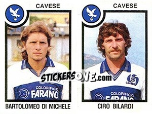 Sticker Bartolomeo Di Michele / Ciro Bilardi - Calciatori 1982-1983 n. 421 - Panini