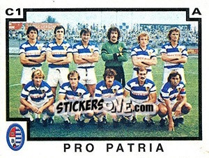 Sticker Squadra Pro Patria