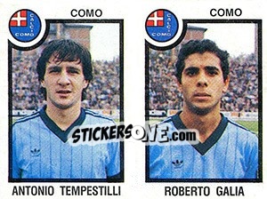 Sticker Antonio Tempestilli / Roberto Gallia - Calciatori 1982-1983 n. 428 - Panini