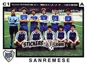 Cromo Squadra Sanremese