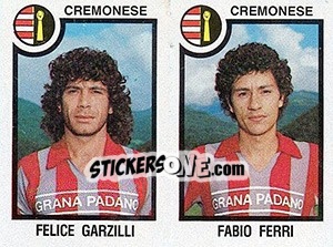 Sticker Felice Garzilli / Fabio Ferri - Calciatori 1982-1983 - Panini