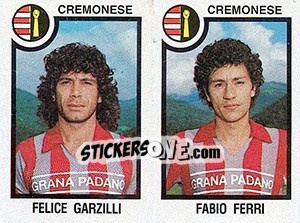 Sticker Felice Garzilli / Fabio Ferri - Calciatori 1982-1983 n. 439 - Panini