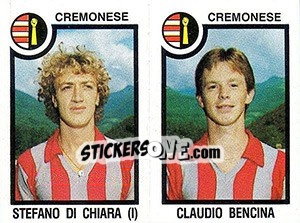 Cromo Stefano Di Chiara / Claudio Bencina - Calciatori 1982-1983 - Panini