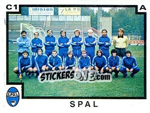 Sticker Squadra Spal - Calciatori 1982-1983 - Panini