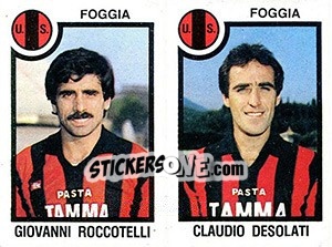 Sticker Giovanni Roccotelli / Claudio Desolati - Calciatori 1982-1983 n. 453 - Panini