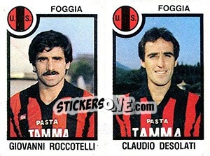 Cromo Giovanni Roccotelli / Claudio Desolati - Calciatori 1982-1983 - Panini