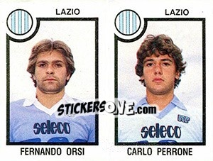 Sticker Fernando Orsi / Carlo Perrone - Calciatori 1982-1983 n. 460 - Panini