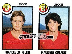 Sticker Francesco Mileti / Maurizio Orlandi - Calciatori 1982-1983 n. 471 - Panini